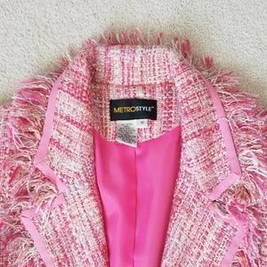 metrostyle Jackets & Coats - Pink blazer metrostyle Jackets & Coats - Pink blazer